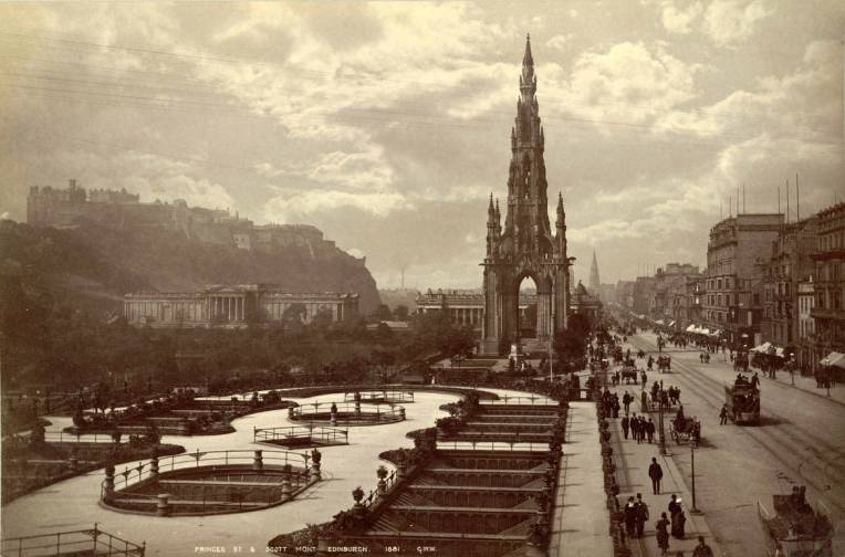 Edinburgh Sir Walter Scott Monument Photographer George Washington Wilson 1881